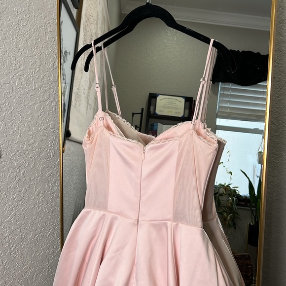 House of CB 'Mademoiselle' Ballerina Pink Satin Tulle Midi Dress NWOT - Picture 12 of 12